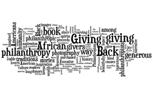 'Giving Back' word cloud